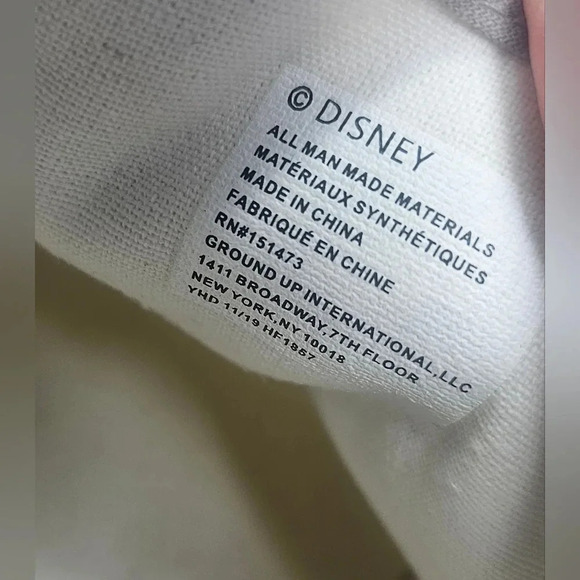 Disney Lilo & Stich Mens 10 Canvas Sneaker Shoes White Gum Soles Lace up - Picture 13 of 15